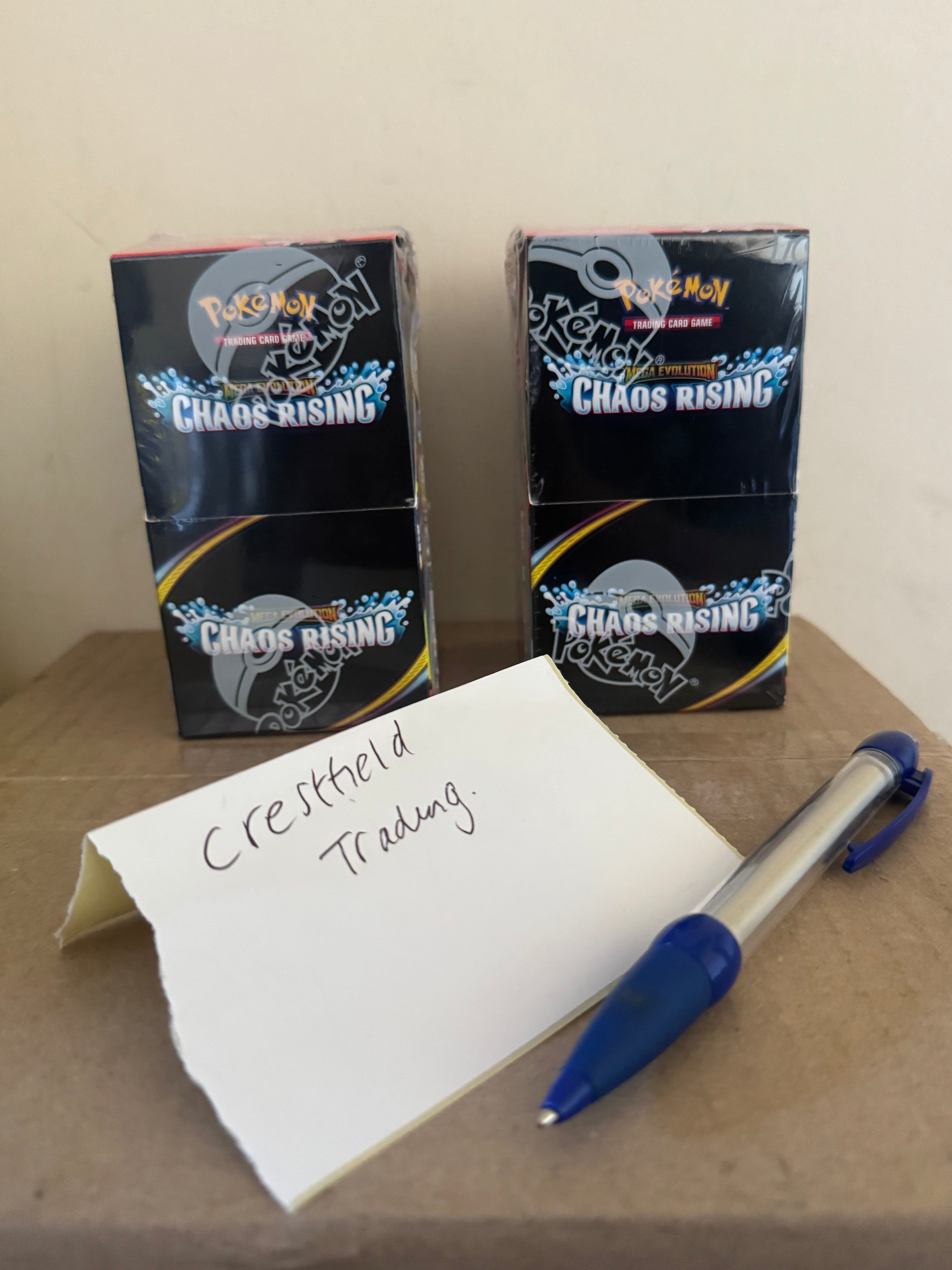 Pokemon Mega Evolution Chaos Rising Full Box