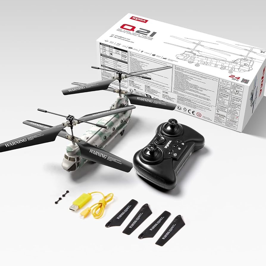 Syma Q21 Military Remote Control Helicopter